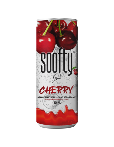 Soofty Drink cherry flavor - 24 x 330 ml