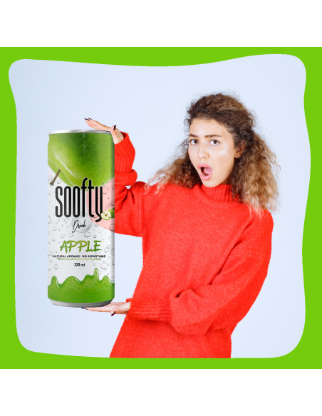 Soofty Drink apple flavor - 24 x 330 ml