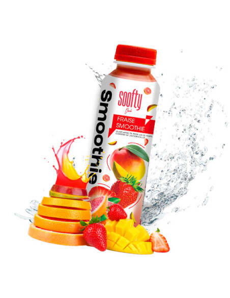 Smoothie by Soofty Strawberry and Grapefruit flavor - 20 x 350 ml