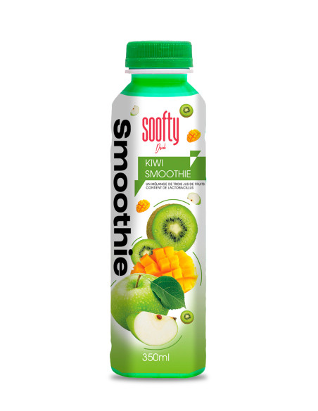 Smoothie by Soofty Kiwi and Apple flavor - 20 x 350 ml
