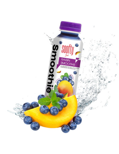 Smoothie by Soofty Grapes and Blueberry flavor...