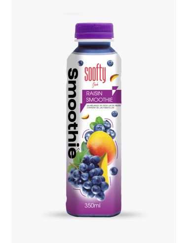 Smoothie by Soofty Grapes and Blueberry flavor...